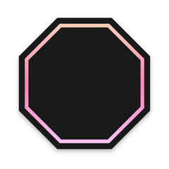 octagon gradient dark background
