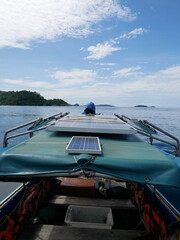 Fototapeta na wymiar fishing boats in Thailand , sea