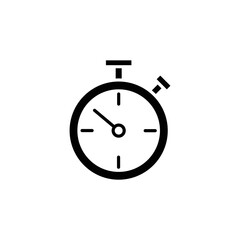 stopwatch icon flat style trendy stylist simple