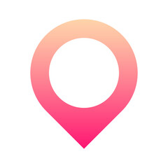 gradient location pin icon
