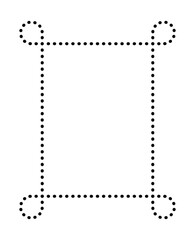 decorative dotted frame
