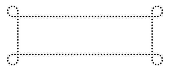 decorative dotted frame
