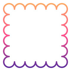 gradient square frame
