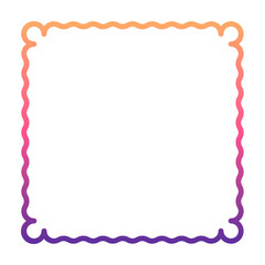 gradient square frame
