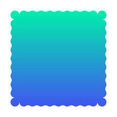 gradient square frame