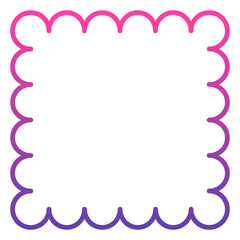 gradient square frame
