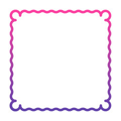 gradient square frame
