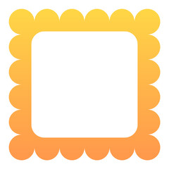 gradient square frame
