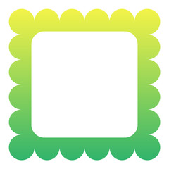 gradient square frame
