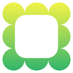 gradient square frame

