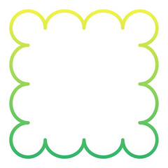 gradient square frame
