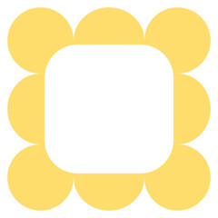 colorful square frame
