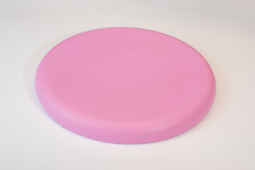 Close up of colorful soft frisbee