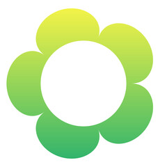 gradient round frame
