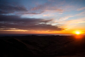 Fototapeta na wymiar California sunset
