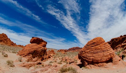 Beautiful shot of the Red Rocks in Las Vegas © Luis Rivera/Wirestock Creators