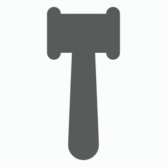 hammer icon, gavel vector, tool illustration