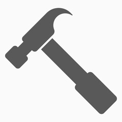 hammer icon, gavel vector, tool illustration