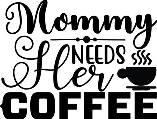 Coffee svg design cut files