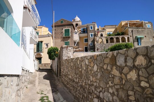 The village of Nerano in the province of Naples