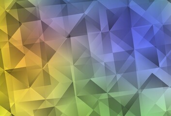 Light Multicolor vector polygonal pattern.