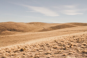 Fototapeta na wymiar Desert landscape in humahuaca, juyjuy, argentina.