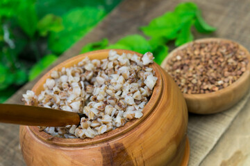 buckwheat in a bowl