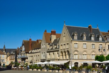 Fototapeta na wymiar Centre-ville de Chartres (Eure-et-Loir)