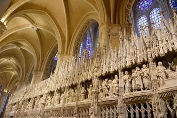 La Cathédrale Notre-Dame (Chartres) - obrazy, fototapety, plakaty
