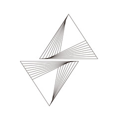 Triangle Geometric Art Illustration