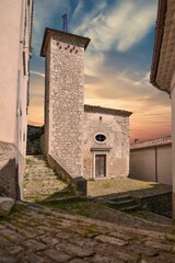 Small church in Morcone, a town in the province of Benevento, Italy.