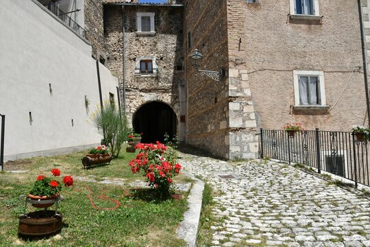The Abruzzo village of Campo di Giove in Italy.
