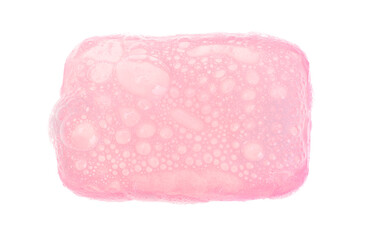 soap with foam isolated