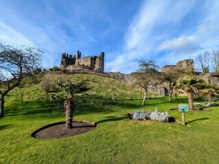 Ruined Dudley Castle fortification in the town of Dudley, West Midlands, England © Sebastian94/Wirestock Creators