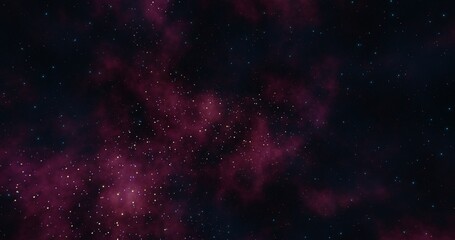 Nebula background. Galaxy in the universe. 3d rendering.	