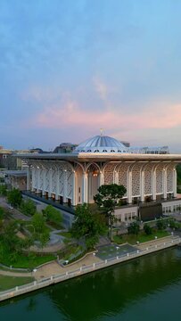 Masjid Tuanku Mizan Zainal Abidin mosque in Putrajaya, Malaysia