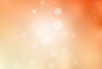 Light Orange vector template in carnival style.