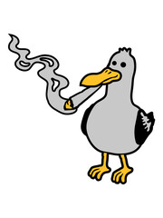 Kiffer Möwe Hanf rauchen 