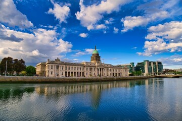 The Custom House (Teach an Chustaim) in Dublin, Ireland