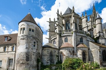 Senlis, apse of the Notre-Dame cathedral