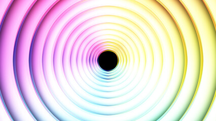 Vivid and colorful gradient circles and circles.
鮮やかでカラフルなグラデーションの円、輪