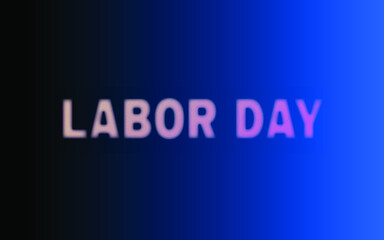 Labor day typography editorial text effect t shirt design