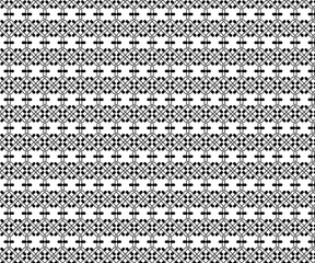 Seamless vector background geometric pattern design. Perfect for fabric textures, wrapping paper art and wallpaper illustration. This vector graphic contais a grid filled with black elements