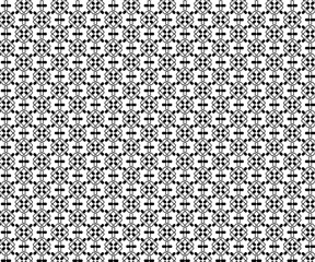 Seamless vector background geometric pattern design. Perfect for fabric textures, wrapping paper art and wallpaper illustration. This vector graphic contais a grid filled with black elements