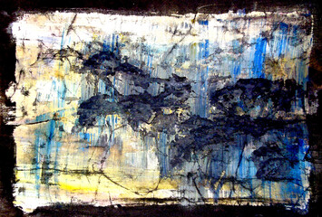 texture with acrylic paint on canvas, Grunge background, abstract background	
