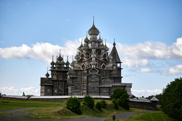 Kizhi churchyard, Kizhi. The architectural ensemble of the State Historical and Architectural...