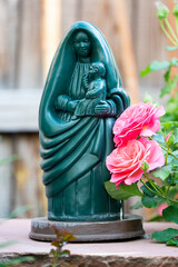 Statue of Our Lady Of The Angeles (Nuestra Señora de los Angeles) Patron Virgin of Costa Rica