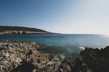 The Caribbean and crystalline sea to the Tremiti islands in Puglia