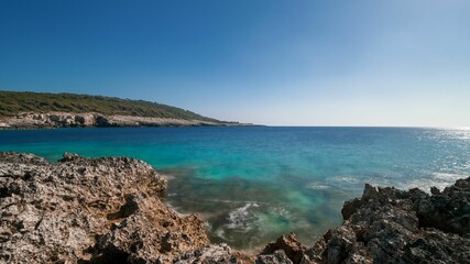 The Caribbean and crystalline sea to the Tremiti islands in Puglia