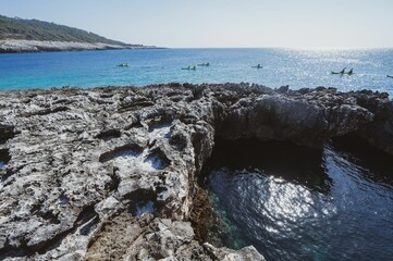 The Caribbean and crystalline sea to the Tremiti islands in Puglia